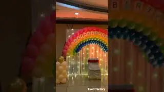 🌈 RAINBOW THEME DECOR #shorts