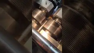 Trapezoidal threading machine | round bar rolling and threading machine