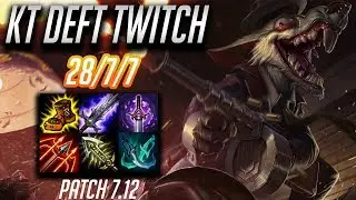 KT Deft Destroying Korean Challenger With Twitch | Korea Challenger 818 LP