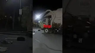 🚨🩳 Thrown away in GARBAGE TRUCK. 💀 #garbagetruck #shorts | POLICE STAR BODYCAMS