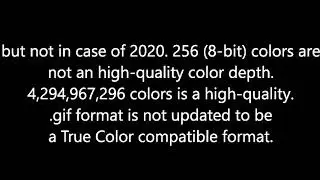 GIF vs 100k colors, and animated PNG image showcase