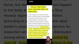 What Happened to Nat Turner? | Black History Sub for more!