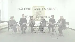 Conference on WOLS at Galerie Karsten Greve Paris