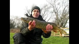 Winter lure caught jack pike