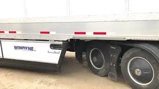 Windyne Trailer Skirts - Fairing Integrating with a Flow Below