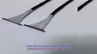 salt spray corrosion test microcoax cable micro coax connector for robotics 46 AWG Automobile Cable