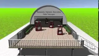 Madawaska Highlands Observatory public telescopes building 3D animation