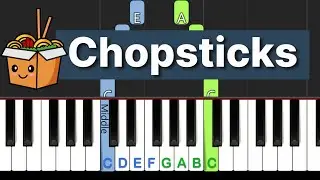 Как играть CHOPSTICKS: простая игра на фортепиано