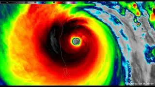 Category 5 Hurricane Iota Satellite Imagery