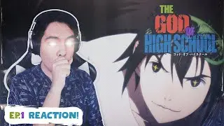 GOATED FIRST EPISODE!!! | Webtoon reader reacts to God of Highschool EP. 1! + Review