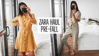 ZARA PRE-FALL CLOTHING HAUL || TRY-ON