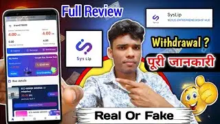 Syslip app real or fake | Syslip app | withdrawal | Syslip app review
