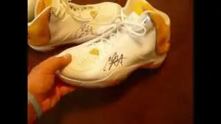 Carmelo Anthony Game Worn Signed Nuggets Shoes