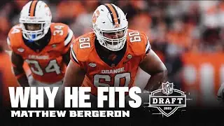 Why the Atlanta Falcons selected offensive lineman Matthew Bergeron | 2023 NFL Draft