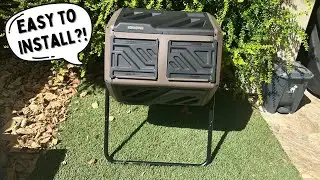 THEGROW'ING Updated 43 Gallon Compost Bin Outdoor, Fast Assemble Tumbling Composter Review