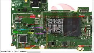 INFINIX HOT 5 X559 Netwark Ic No Service Emargency Call Problem Ways Hardware Solution #borneoschema