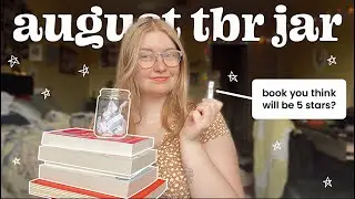 TBR prompt jar chooses my AUGUST TBR!