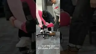 How to take out the pneumatic cylinder from office chair / gaming chair in a practical way?