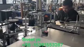 Egypt Customized size Calippo Tube Forming Machine MB-T09 #papercupmachine #egypt