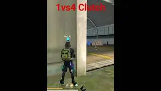 1vs4 clutch in Br-Ranked || wow moment || #freefire #gaming