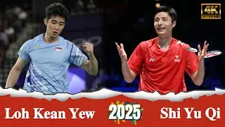 Badminton highlights I Loh Kean Yew vs Shi Yu Qi II All England 2025