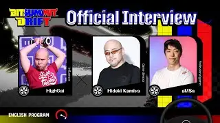 BitSummit Drift Official Interview w/ Hideki Kamiya & aMSa