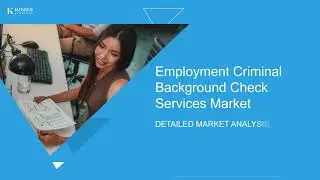 Employment Criminal Background Check Services Market