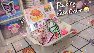 Packing order fake #packing orders#packing #sticker #washitape #shortsfeed #short