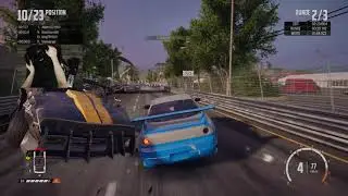Wreckfest mit einem Lenkrad ist irgendwie anders wild 😅
