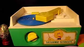 Vintage Fisher Price record players  (new vs old) music box series