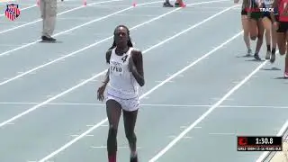 Athing Mu Inches From 800m Record!