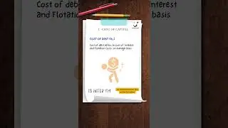 Cost of Debt | CA Inter FM