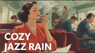 Relaxing Jazz & Rain Ambience – Vintage 50s Vibes