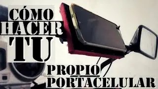 Porta celular para moto (El mejor soporte para celular, HAZLO EN CASA)| Mr. Faraday 🖤✌🏻