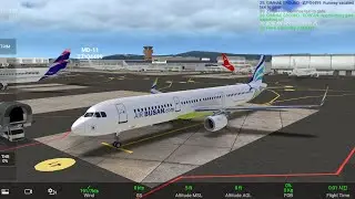 [RealFlightSimulator] 제주(RKPC)~부산(RKPK) 에어부산 A321-200 시뮬레이션