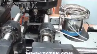 ZGTEK snap band making machine for filter bags --- m&aacute;quina de hacer snapband para mangas filtrantes