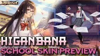 HIGANBANA SCHOOL SKIN PREVIEW! New Skill Effects! | Onmyoji Arena