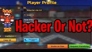 Is This Guy A Hacker? In &ldquo;Waterfall Lite 2.0&rdquo; | Pixel Gun 3D