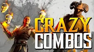MK1 NEW Shang Tsung Motaro Combos (Insane Tech) Mortal Kombat 1