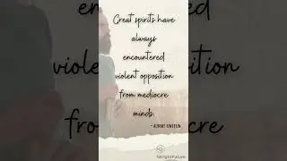 #Shorts Albert Einstein Quote about Great spirits