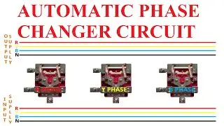 AUTOMATIC PHASE CHANGER RELAY CIRCUIT WITH WIRING & WORKING DELAILS #automation #relay #electrical