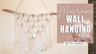 Boho Deco Macramé Wall Hanging | Handmade