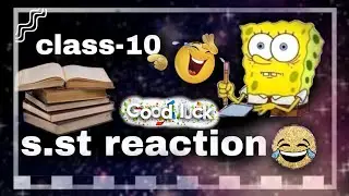 class 10 sst exam reaction😀 | cbse term 2 exam