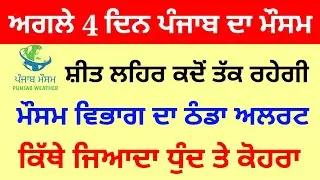 Punjab weather today 10 to 15 january