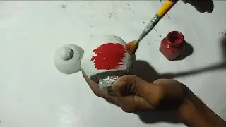 Salt pot making at  home with Coment // Coment pot making #flowervase #viral