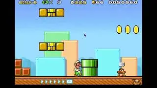 Playing Super Mario Bros 3 (Super Mario Advance 4) E-Reader Levels
