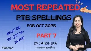 ONLY 10% GET ALL SPELLINGS RIGHT| PTE PRACTICE| PART-7