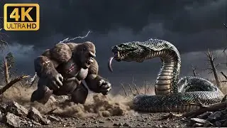 King Kong vs The Serpent Titan: When the Ancient Predator Awakens | Cinematic Monster Battle