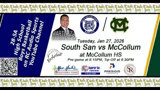Boys Basketball: South San vs McCollum at McCollum HS (01/27/26)
