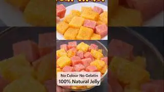 100% Natural Homemade Fruit Jelly/ ABC Gummies For Health And Glowing Skin #shorts#fruitjelly